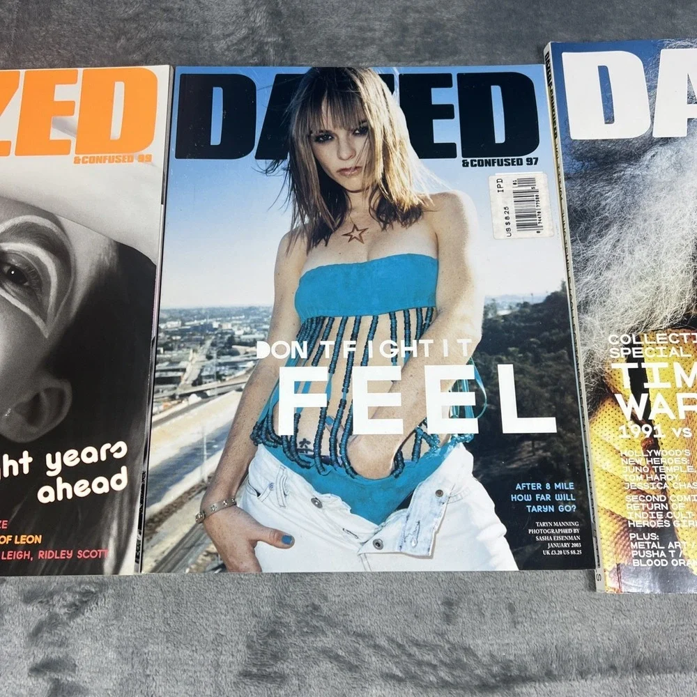 Vintage Dazed & Confused Magazine Lot of 3 Tom Hardy British Fashion‎ Luxury Y2K